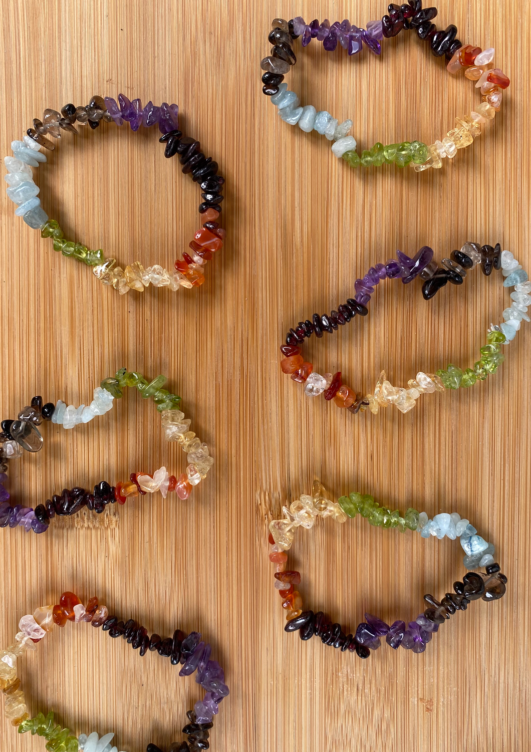 Unblock & Balance: Chakra Chip Bracelet